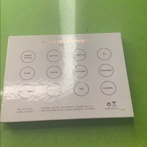 Colourpop Makeup - Colourpop “give it to me straight” palette Colourpop Makeup - Colourpop “give it to me straight” palette